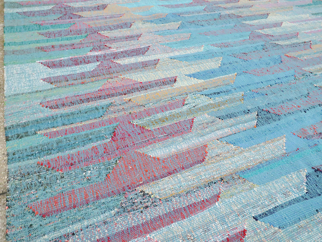 Modern Turkish Flatweave Kilim , No.30118 - Galerie Shabab