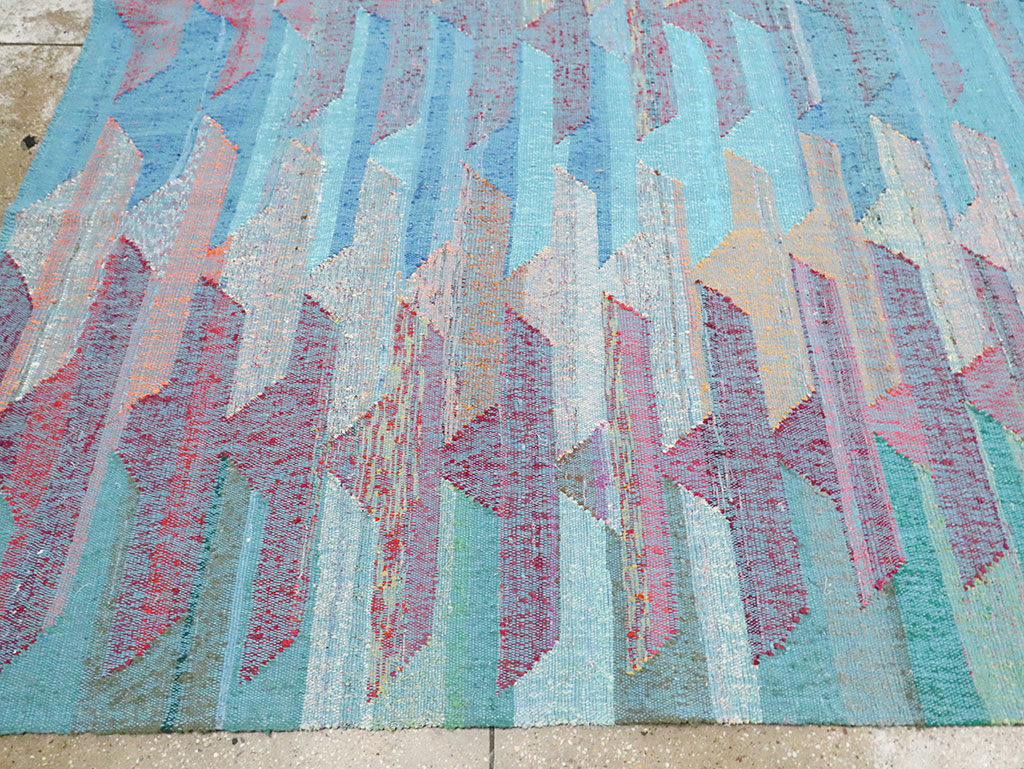 Modern Turkish Flatweave Kilim , No.30118 - Galerie Shabab