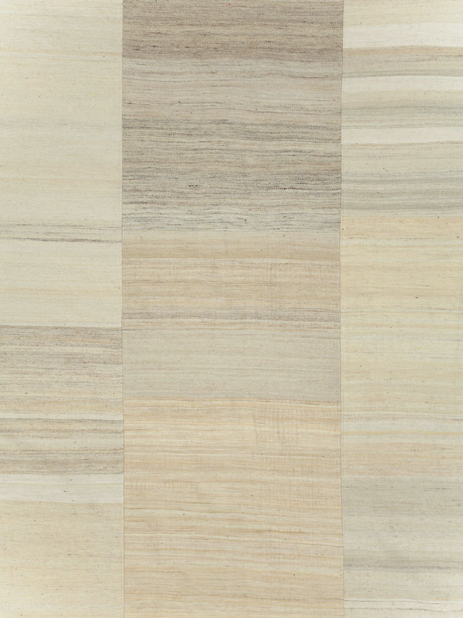 Vintage Turkish Flatweave Kilim Room Size Carpet, No.30125 - Galerie Shabab