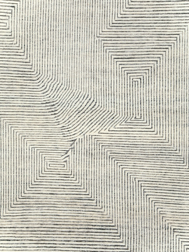Contemporary Turkish Square Room Size Carpet, No.30129 - Galerie Shabab