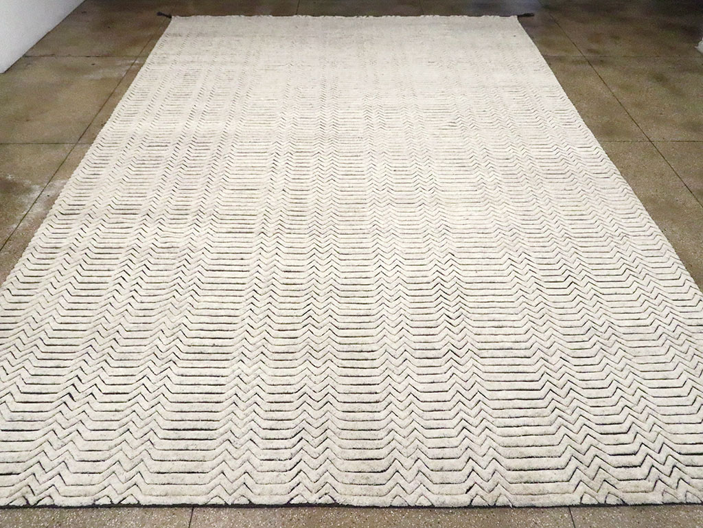 Contemporary Handmade Turkish Large Carpet, No.30130 - Galerie Shabab