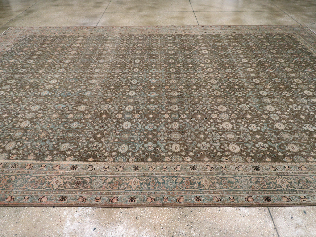 Antique Persian Bidjar Large Room Size Carpet, No.30133 - Galerie Shabab