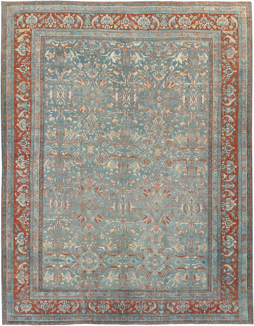 Antique Persian Bibikabad Room Size Carpet, No.30135 - Galerie Shabab