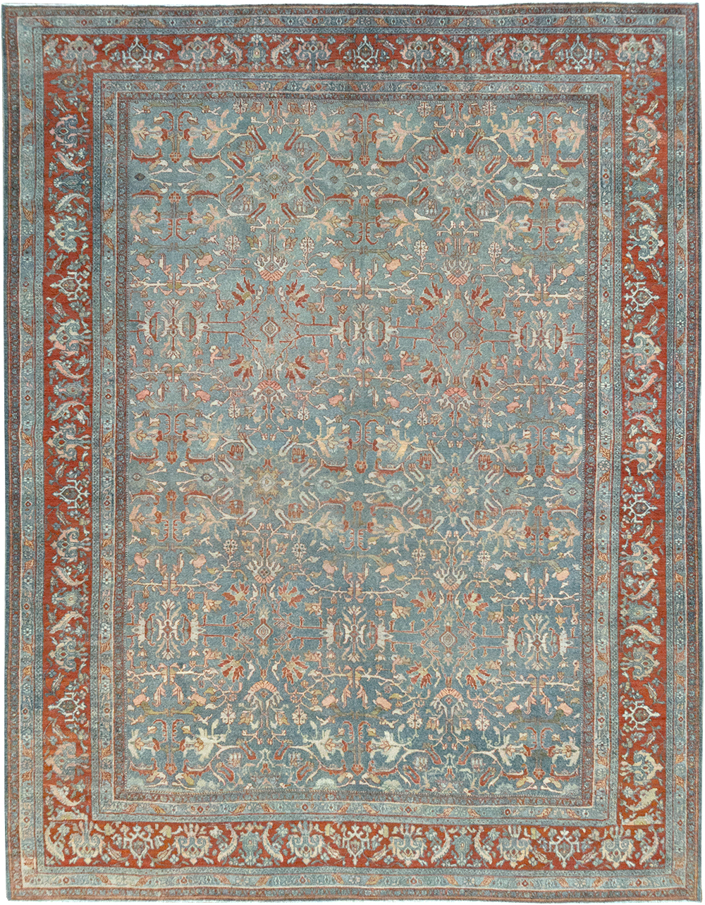 Antique Persian Bibikabad Room Size Carpet, No.30135 - Galerie Shabab