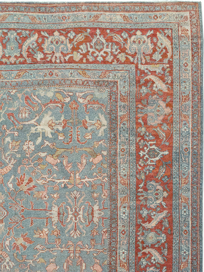 Antique Persian Bibikabad Room Size Carpet, No.30135 - Galerie Shabab
