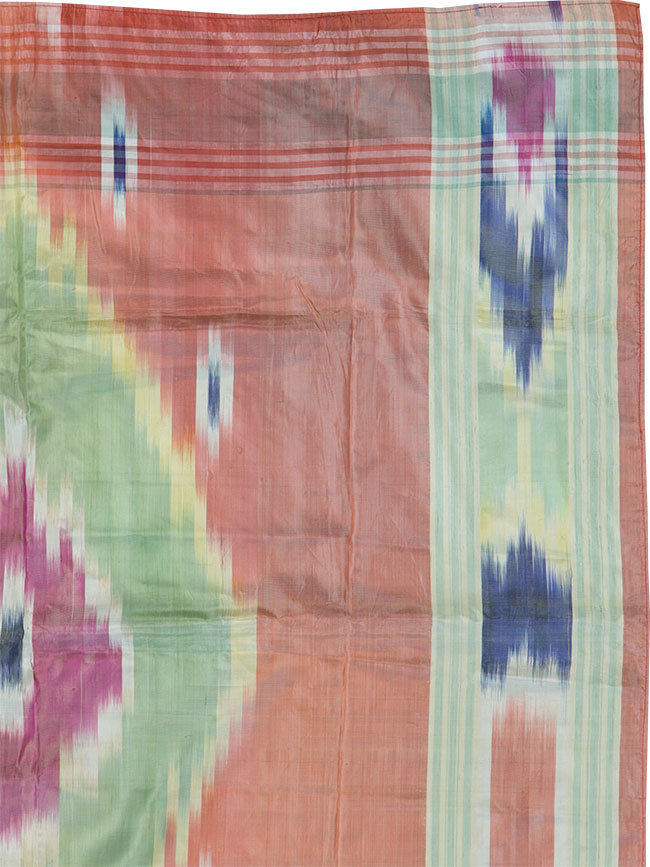 Vintage Central Asian Square Ikat Textile, No.30136 - Galerie Shabab