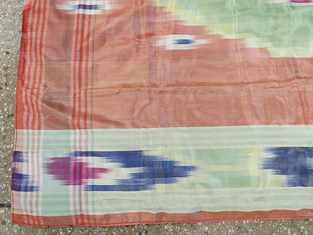 Vintage Central Asian Square Ikat Textile, No.30136 - Galerie Shabab