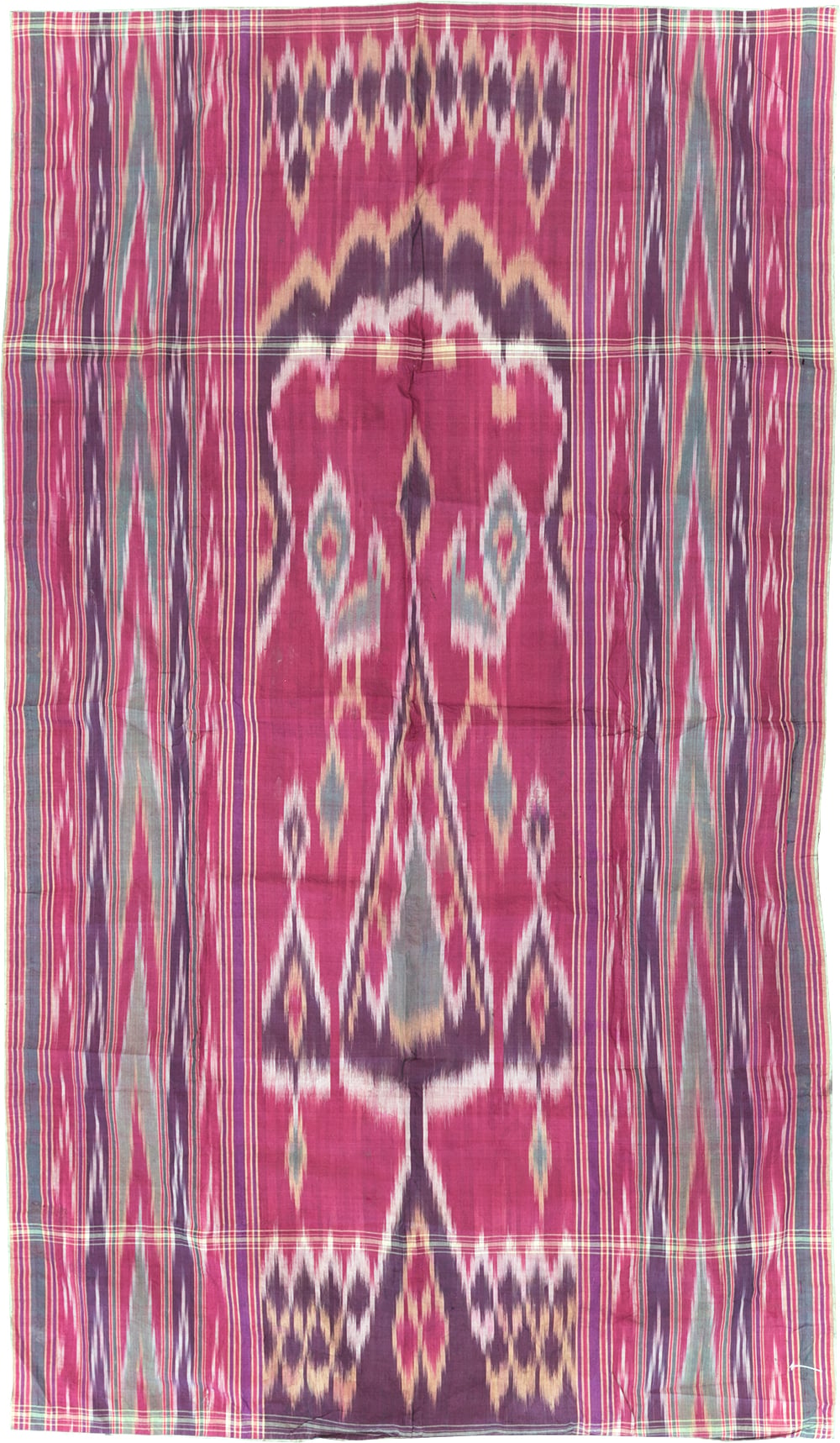Vintage Persian Yazd Silk Textile, No.30140 - Galerie Shabab