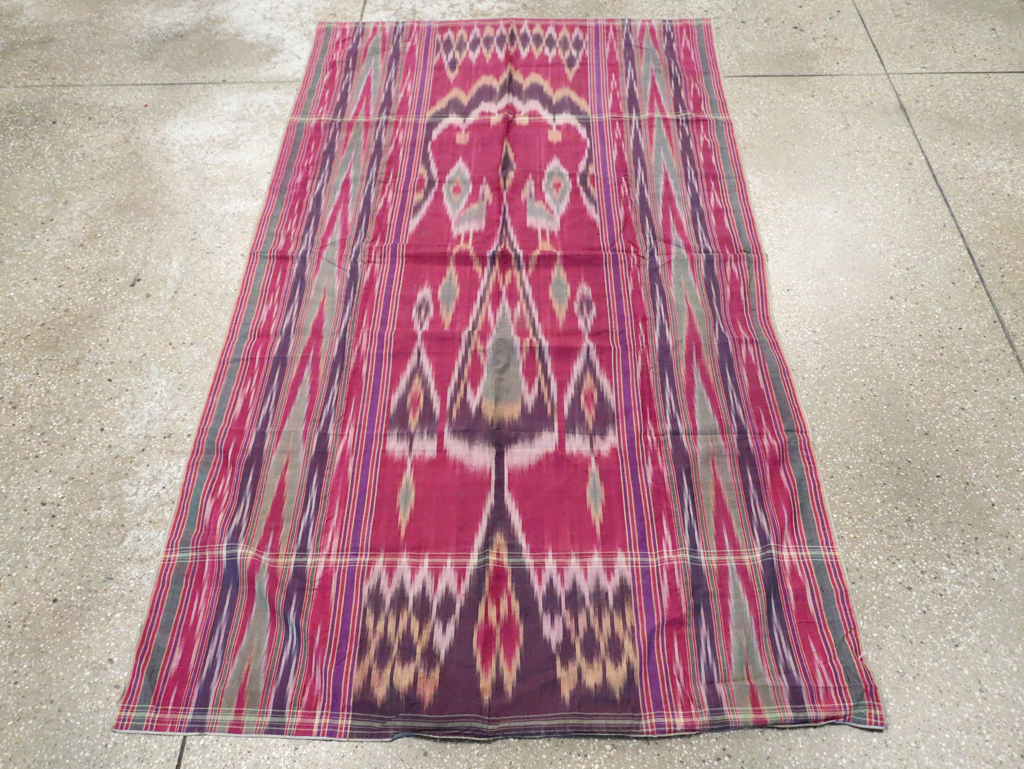 Vintage Persian Yazd Silk Textile, No.30140 - Galerie Shabab