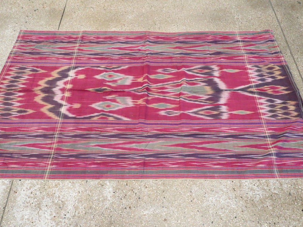 Vintage Persian Yazd Silk Textile, No.30140 - Galerie Shabab