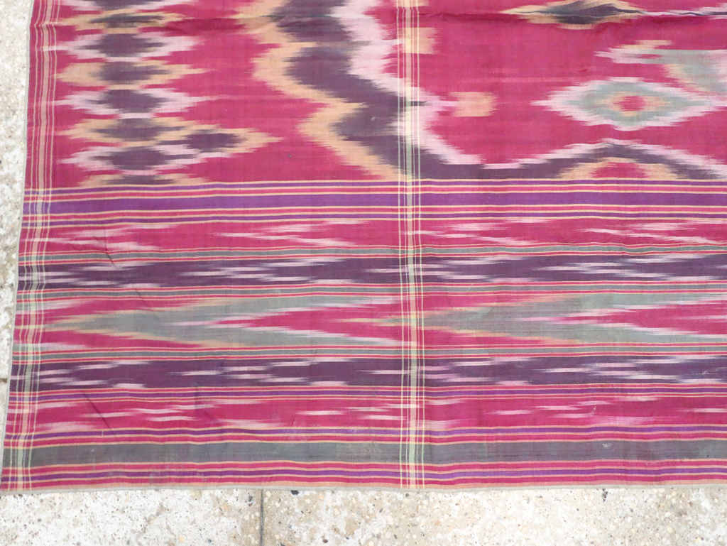 Vintage Persian Yazd Silk Textile, No.30140 - Galerie Shabab