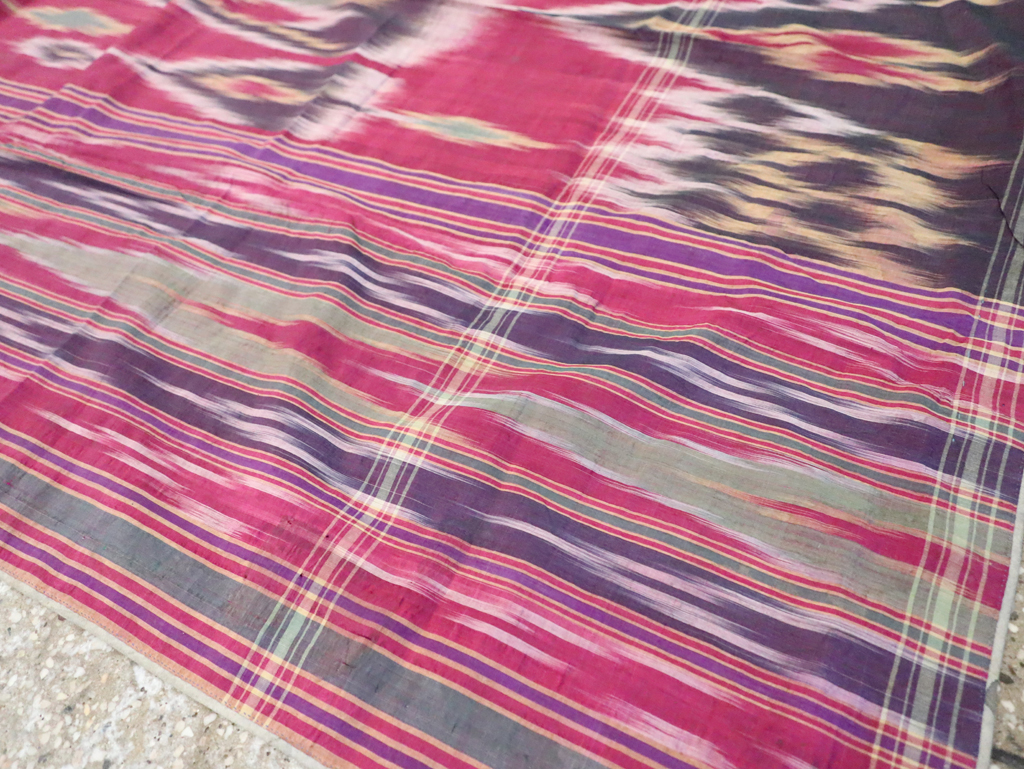 Vintage Persian Yazd Silk Textile, No.30140 - Galerie Shabab