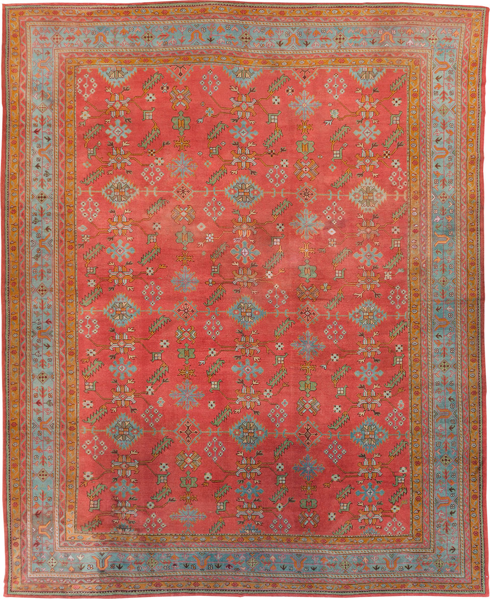 Antique Turkish Oushak Carpet, No.30142 - Galerie Shabab