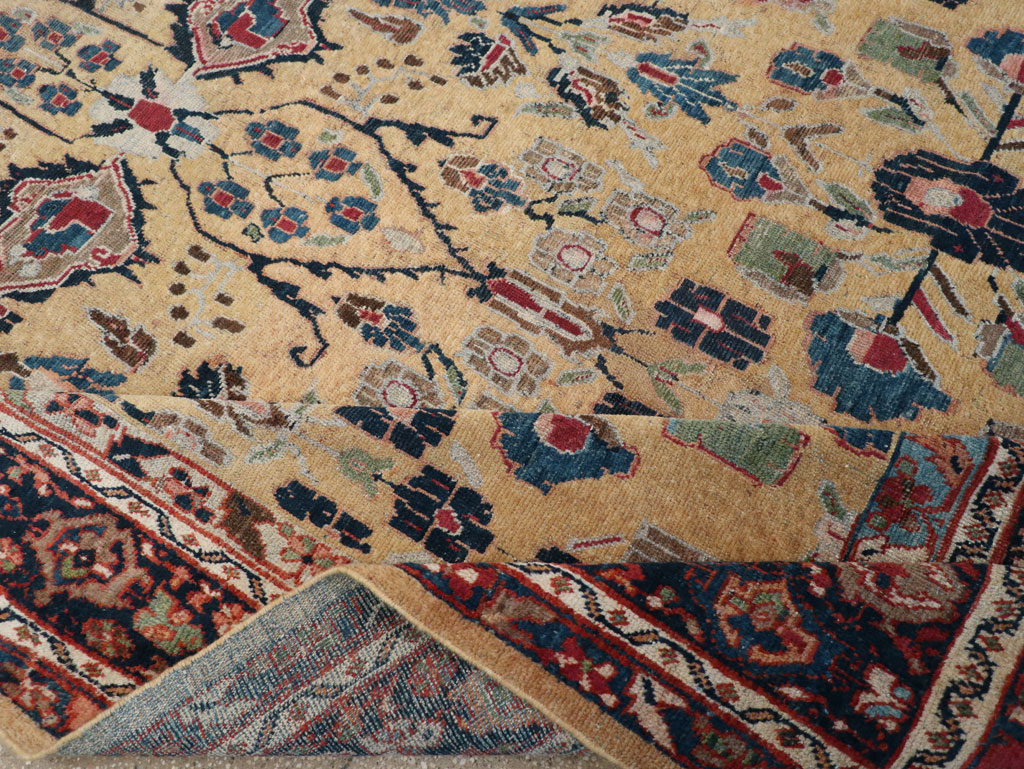 Antique Persian Mahal Room Size Carpet, No.30147 - Galerie Shabab