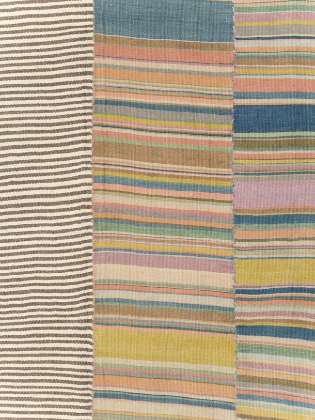 Vintage Turkish Flatweave Kilim Room Size Carpet, No.30158 - Galerie Shabab