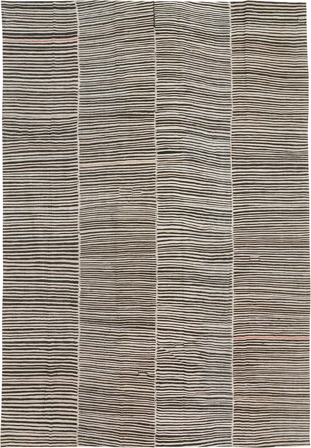 Vintage Persian Flatweave Kilim Accent Carpet, No.30162 - Galerie Shabab