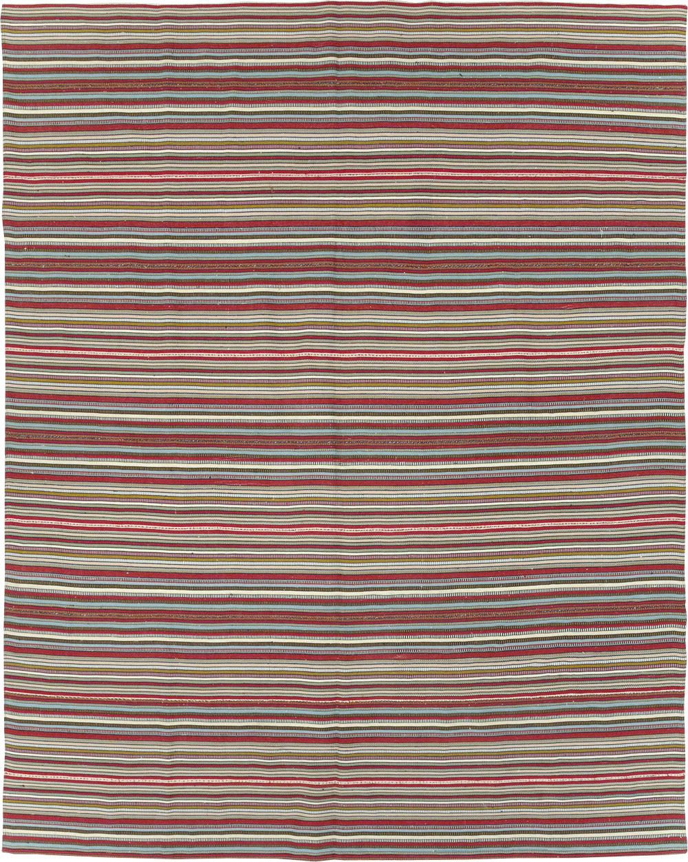 Vintage Turkish Flatweave Kilim Accent Carpet, No.30167 - Galerie Shabab