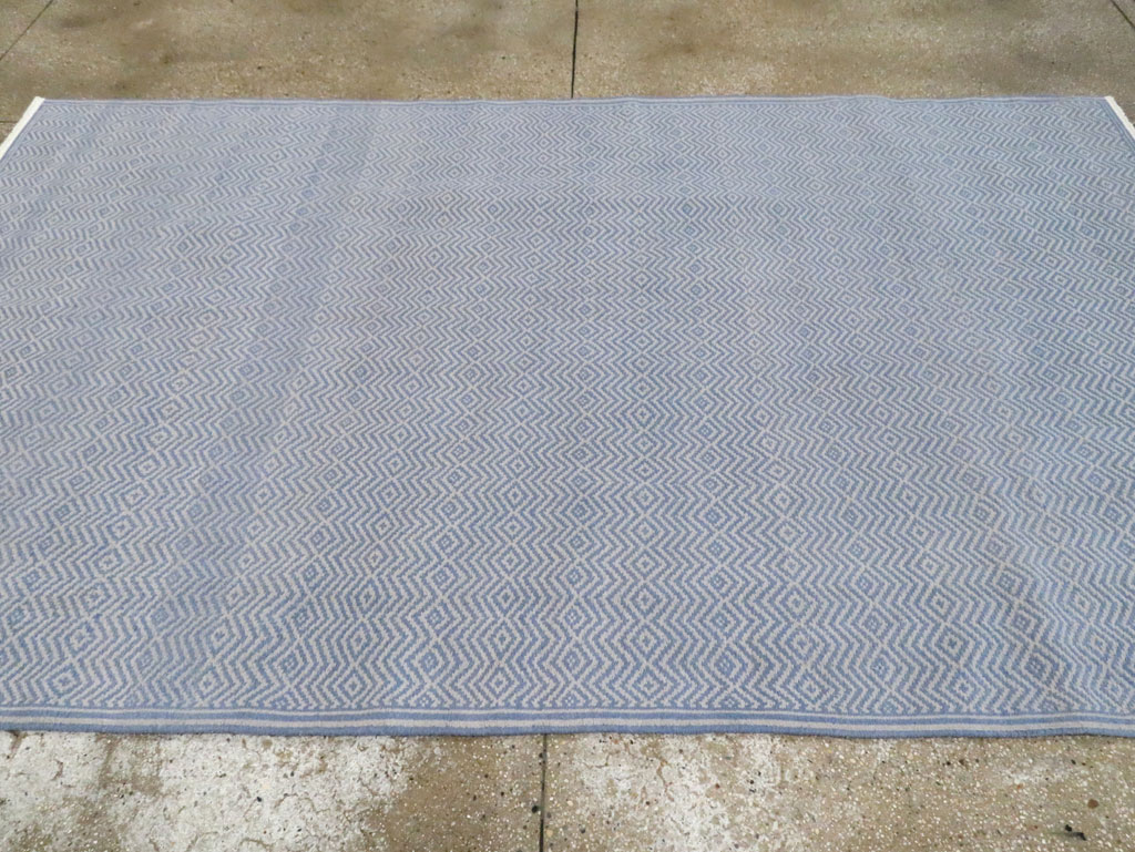 Vintage Persian Flatweave Kilim Accent Rug, No.30169 - Galerie Shabab