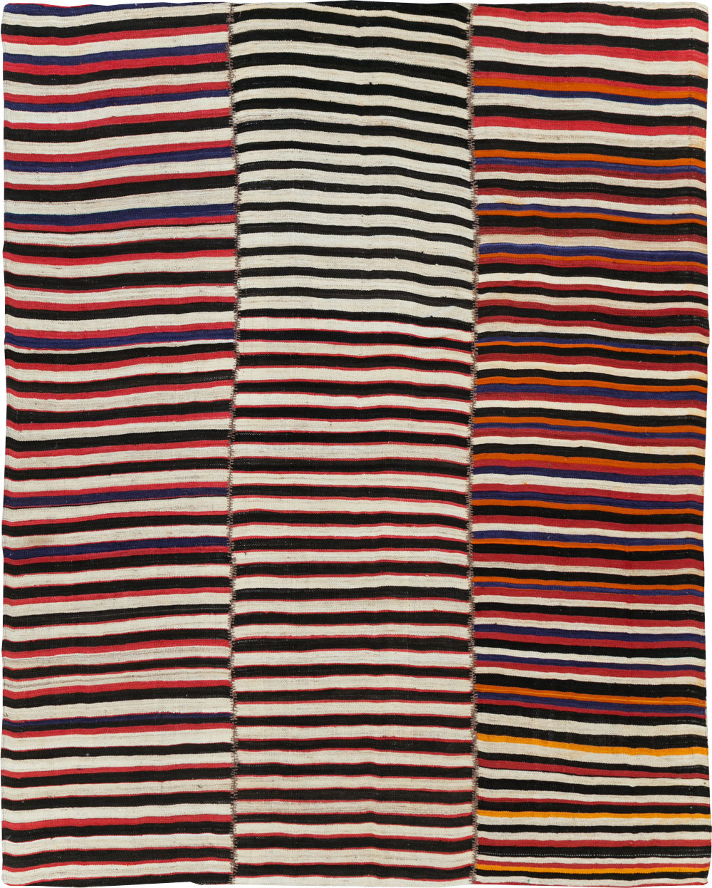 Vintage Persian Flatweave, No.30175 - Galerie Shabab