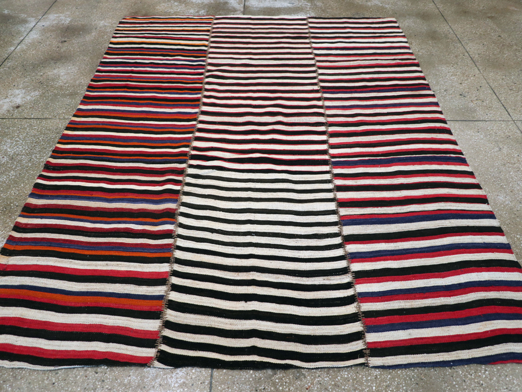 Vintage Persian Flatweave Kilim , No.30175 - Galerie Shabab