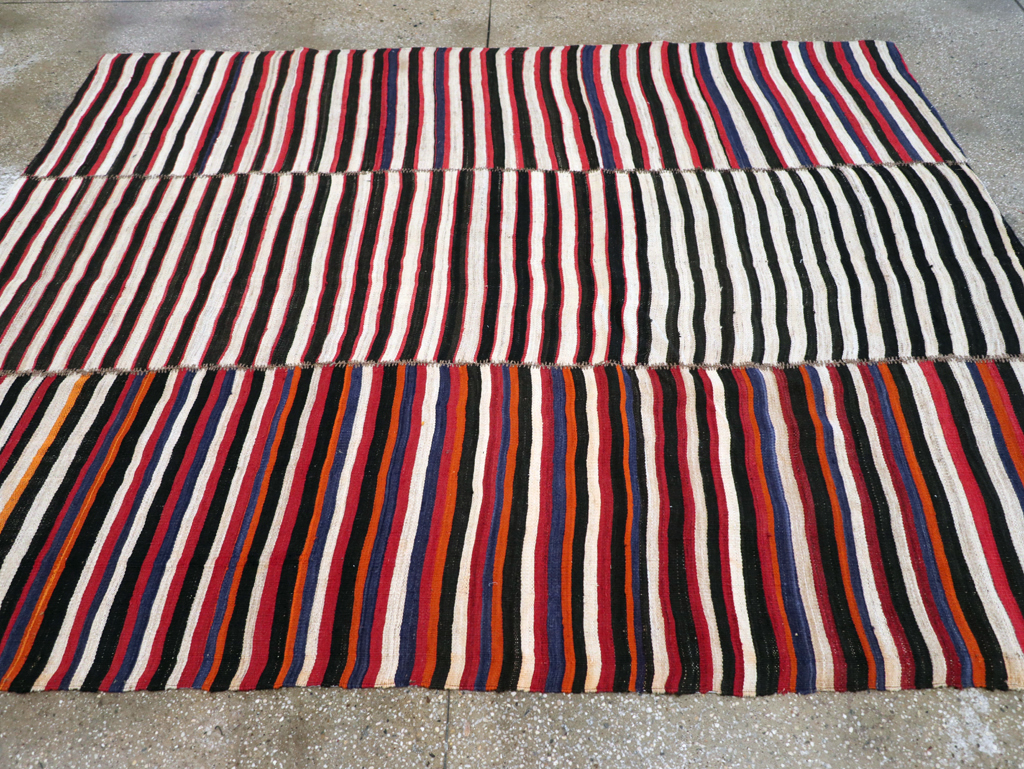 Vintage Persian Flatweave Kilim , No.30175 - Galerie Shabab