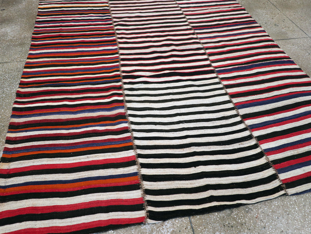 Vintage Persian Flatweave Kilim , No.30175 - Galerie Shabab
