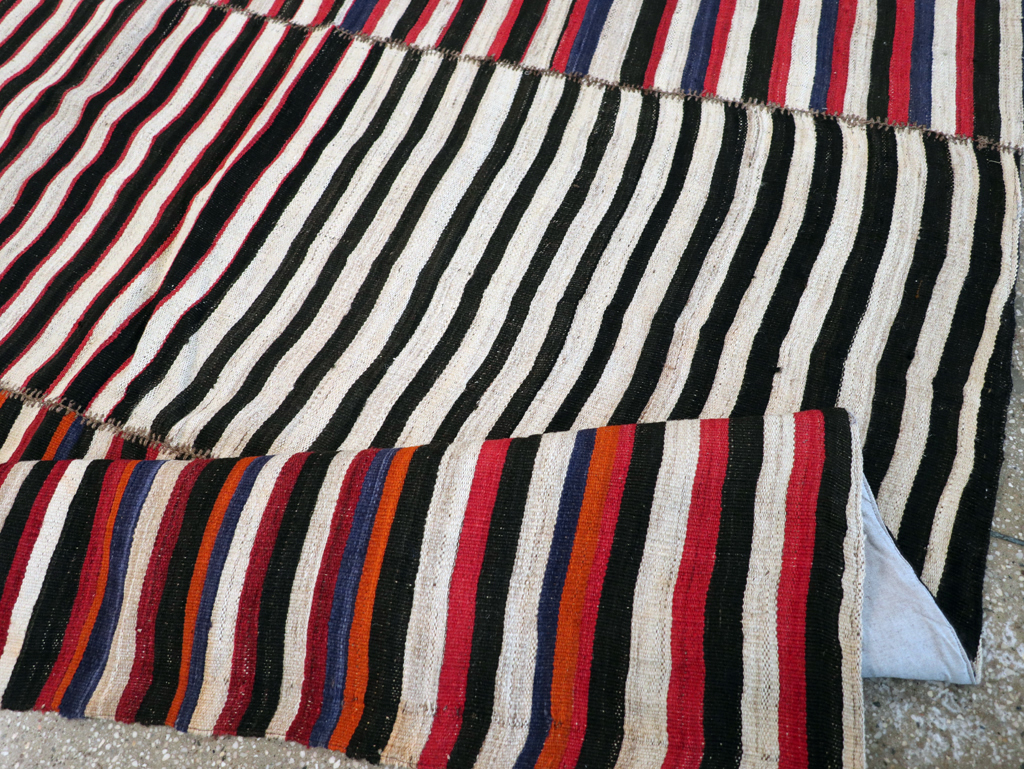 Vintage Persian Flatweave, No.30175 - Galerie Shabab