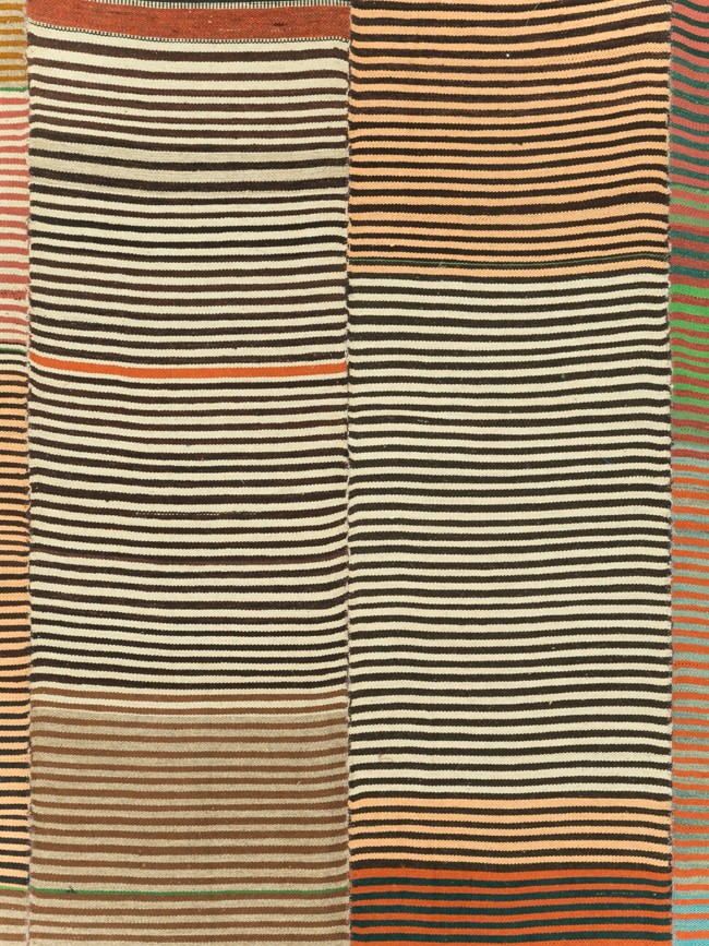 Vintage Turkish Flatweave Kilim Gallery Carpet, No.30177 - Galerie Shabab