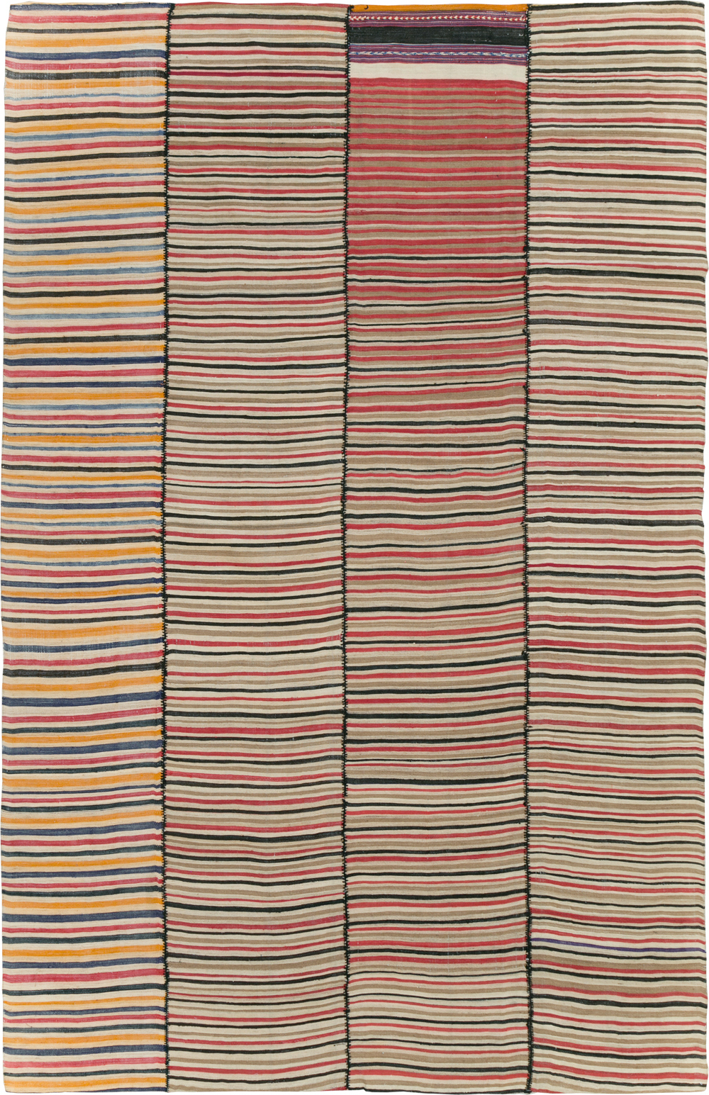 Vintage Mid-Century Persian Flatweave, No.30180 - Galerie Shabab