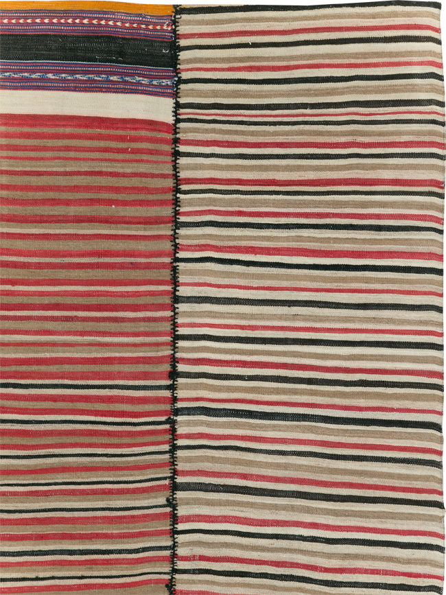 Vintage Mid-Century Persian Flatweave, No.30180 - Galerie Shabab