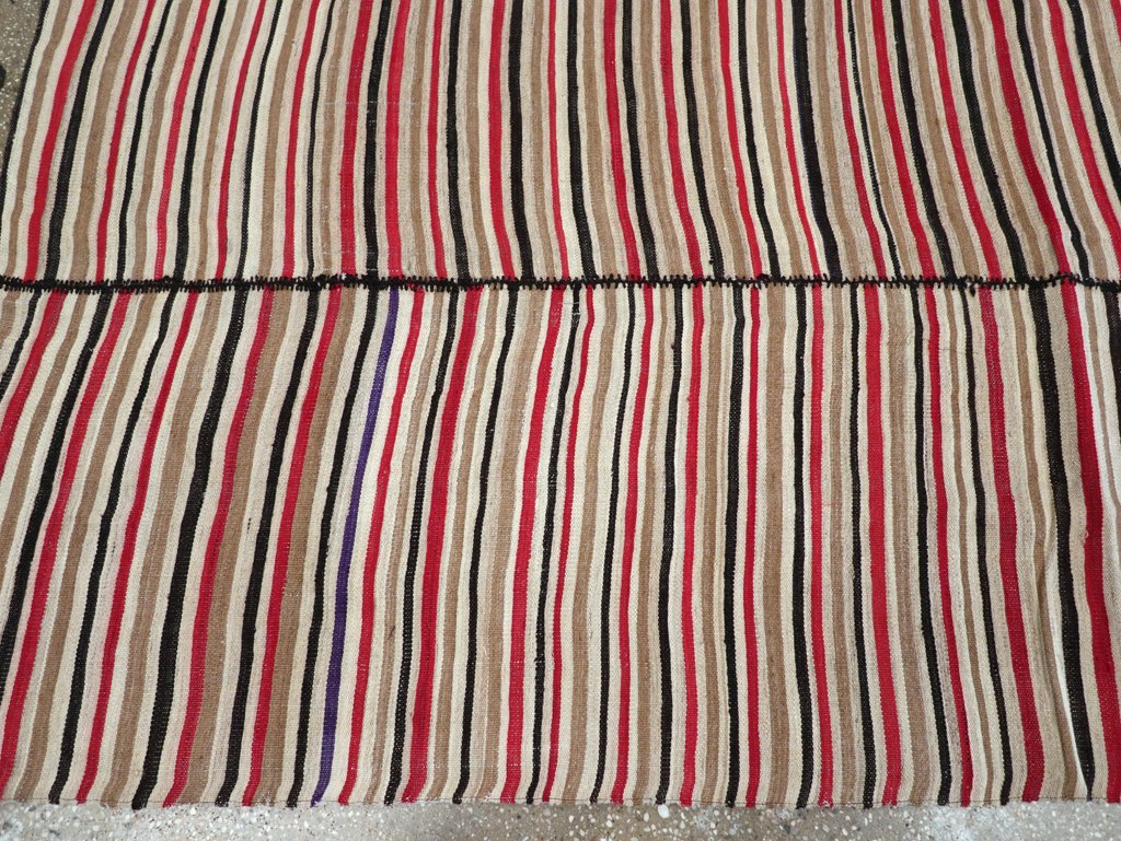 Vintage Mid-Century Persian Flatweave, No.30180 - Galerie Shabab