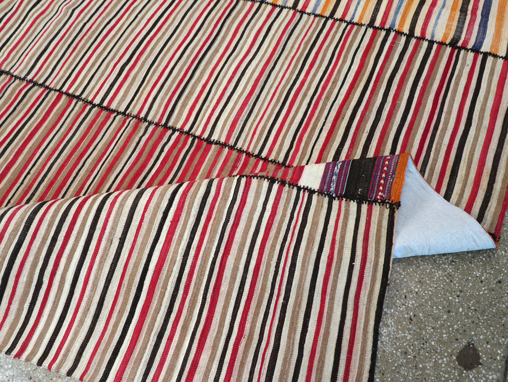 Vintage Mid-Century Persian Flatweave, No.30180 - Galerie Shabab