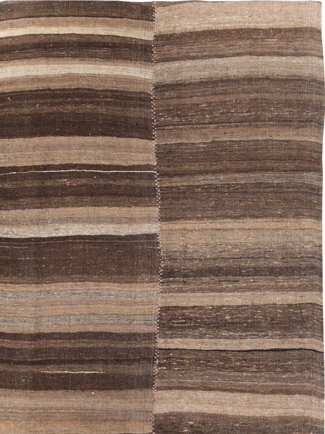 Contemporary Turkish Flatweave Kilim Small Room Size Carpet, No.30181 - Galerie Shabab