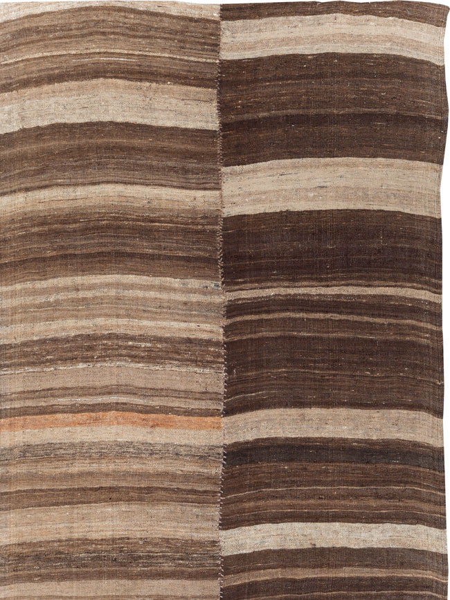 Contemporary Turkish Flatweave Kilim Small Room Size Carpet, No.30181 - Galerie Shabab