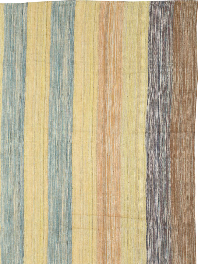 Modern Turkish Oversize Flatweave, No.30182 - Galerie Shabab