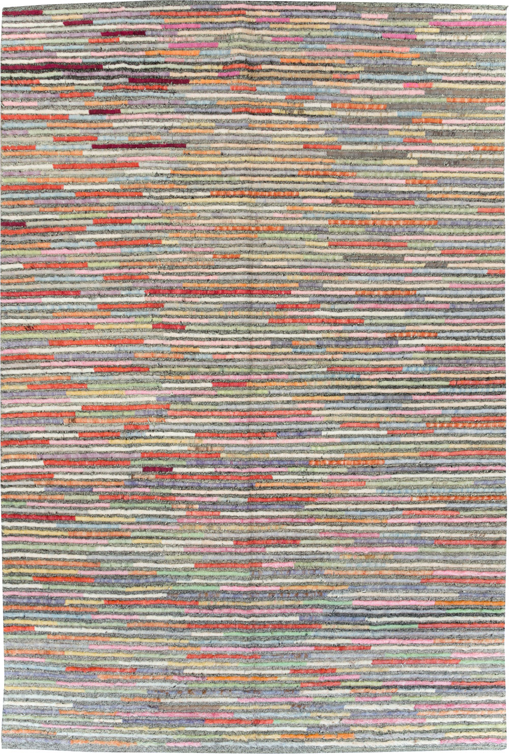 Colorful Contemporary Turkish Room Size Carpet, No.30185 - Galerie Shabab