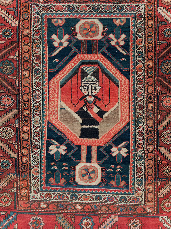 Antique Persian Bakshaish Rug, No.30189 - Galerie Shabab