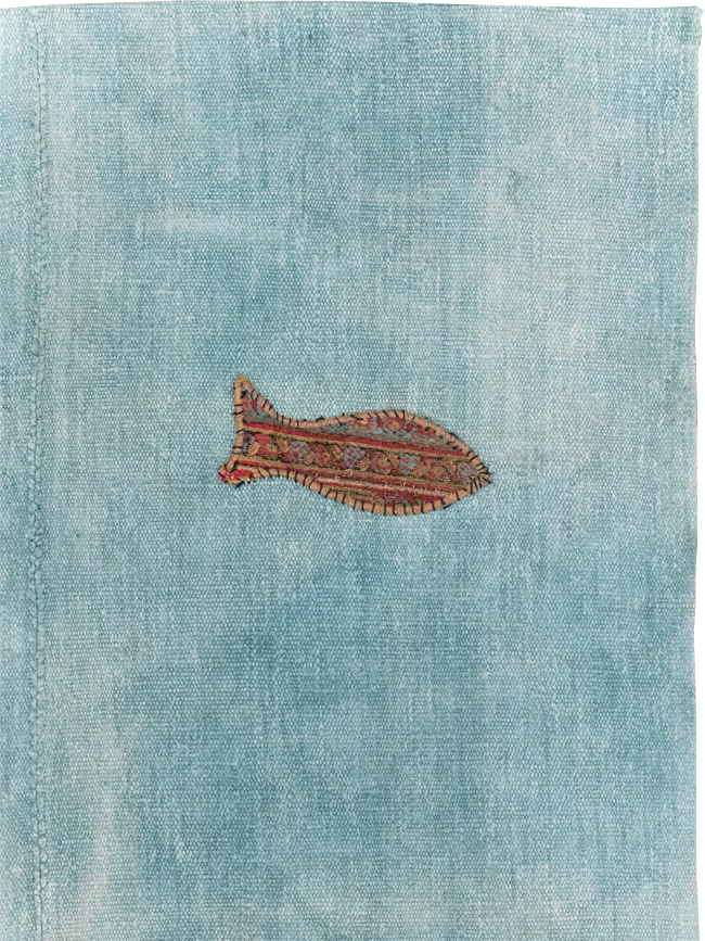 Vintage Pictorial Kilim, No.30193 - Galerie Shabab