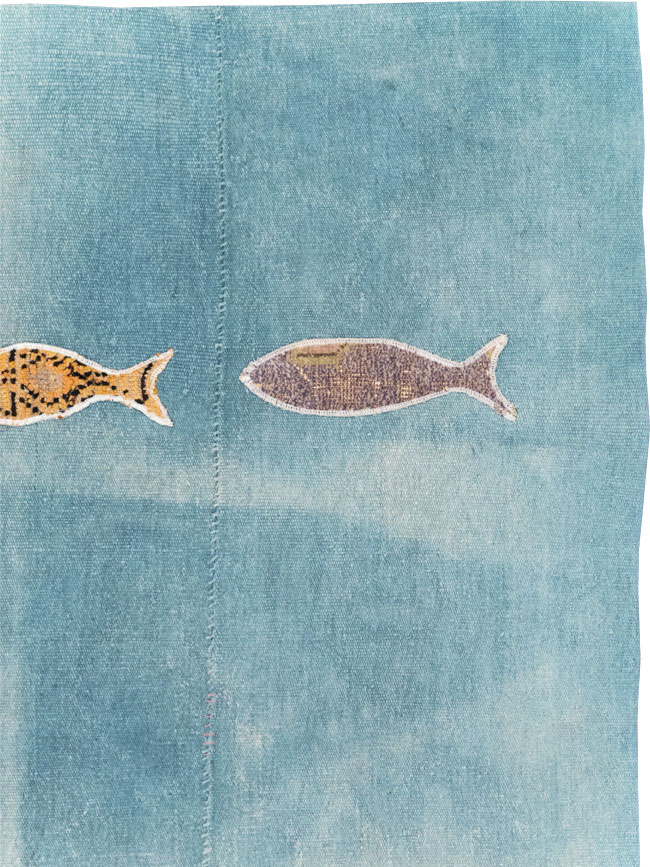 Modern Turkish Flatweave Accent Rug, No.30194 - Galerie Shabab