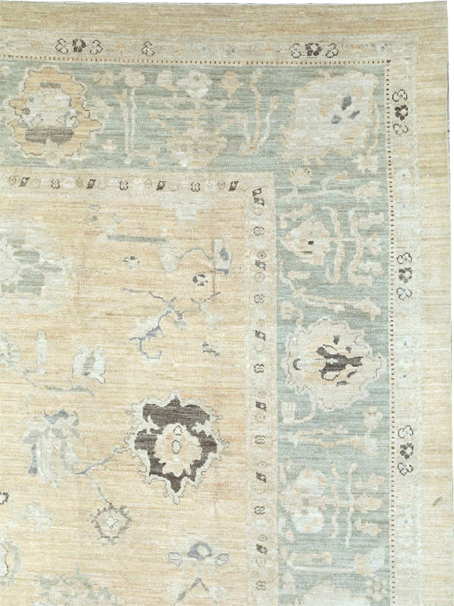 Contemporary Turkish Oushak Oversize Carpet, No.30201 - Galerie Shabab