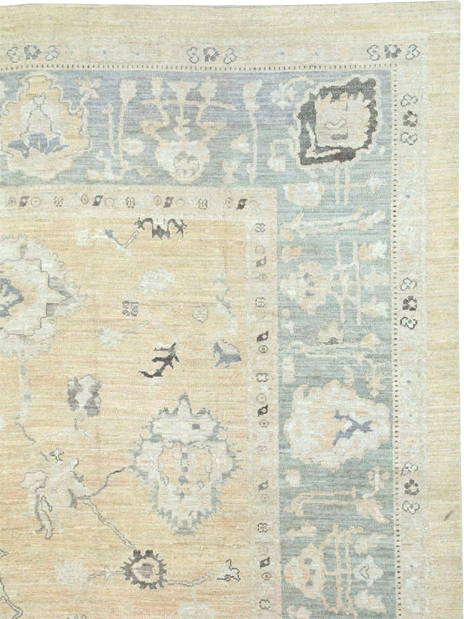 Contemporary Turkish Oushak Oversize Carpet, No.30201 - Galerie Shabab