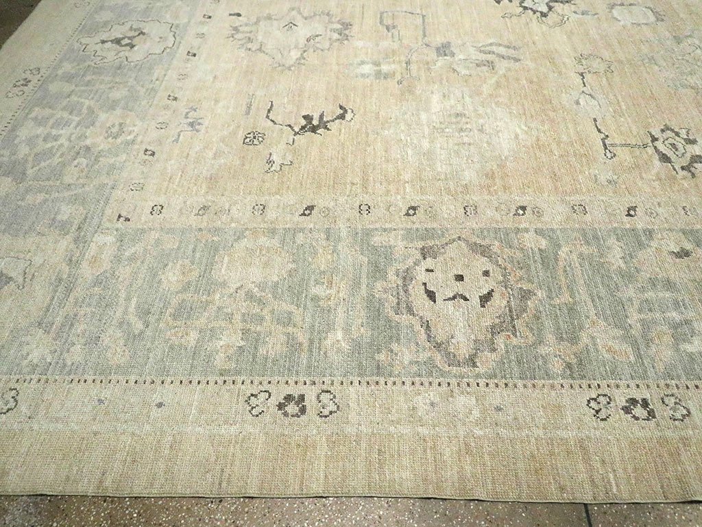 Contemporary Turkish Oushak Oversize Carpet, No.30201 - Galerie Shabab