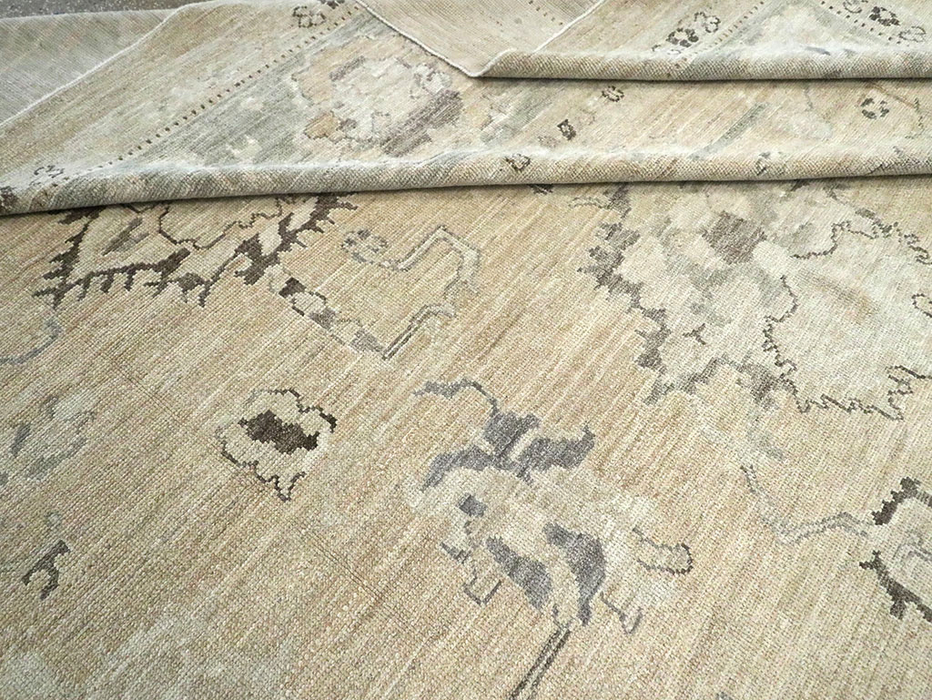 Contemporary Turkish Oushak Oversize Carpet, No.30201 - Galerie Shabab