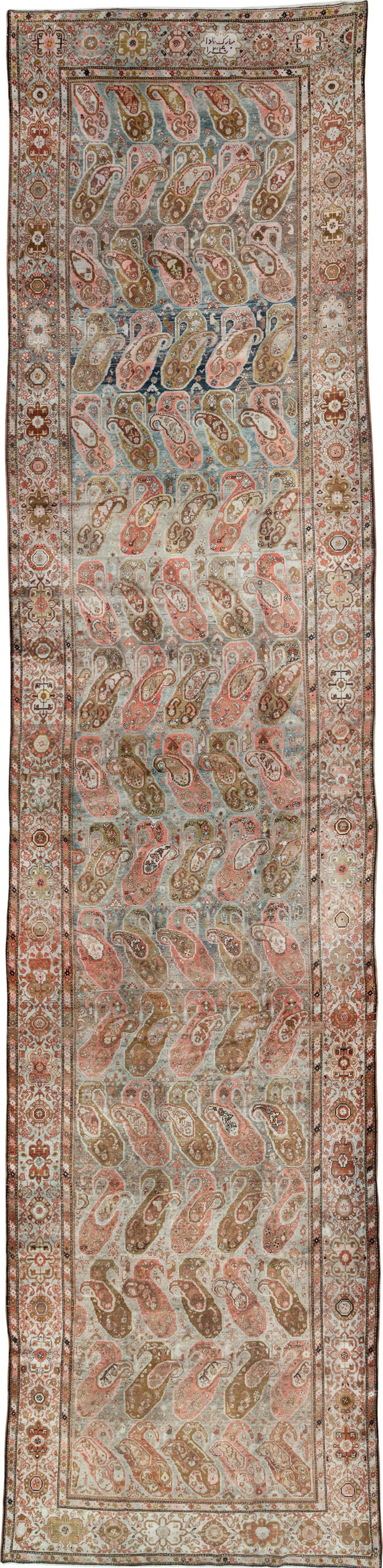 Antique Persian Malayer Gallery Carpet, No.30208 - Galerie Shabab