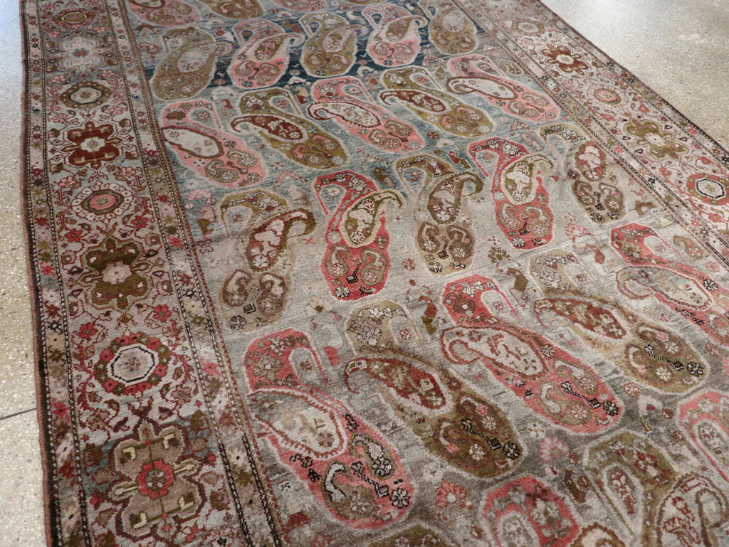 Antique Persian Malayer Gallery Carpet, No.30208 - Galerie Shabab