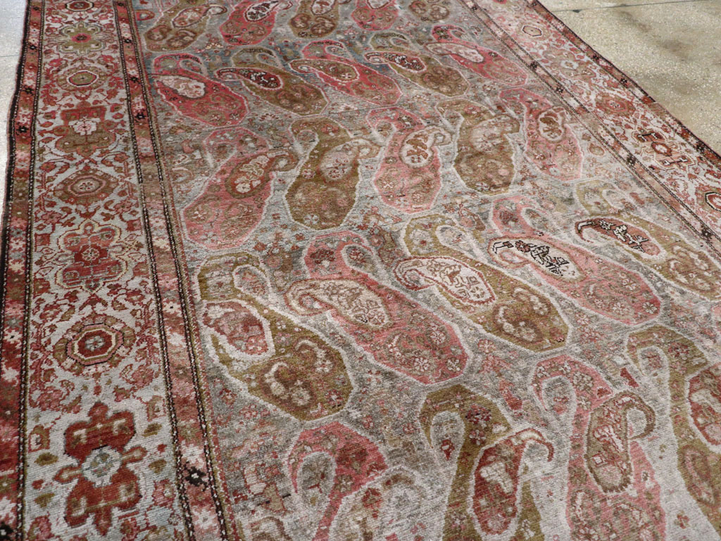 Antique Persian Malayer Gallery Carpet, No.30208 - Galerie Shabab