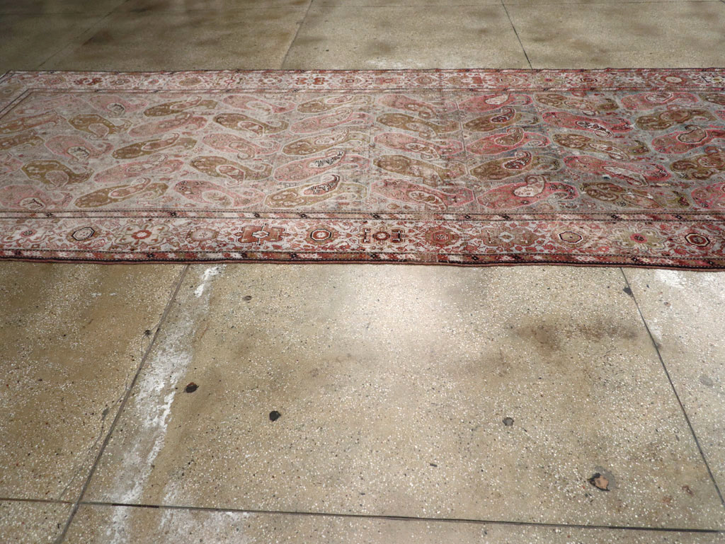 Antique Persian Malayer Gallery Carpet, No.30208 - Galerie Shabab