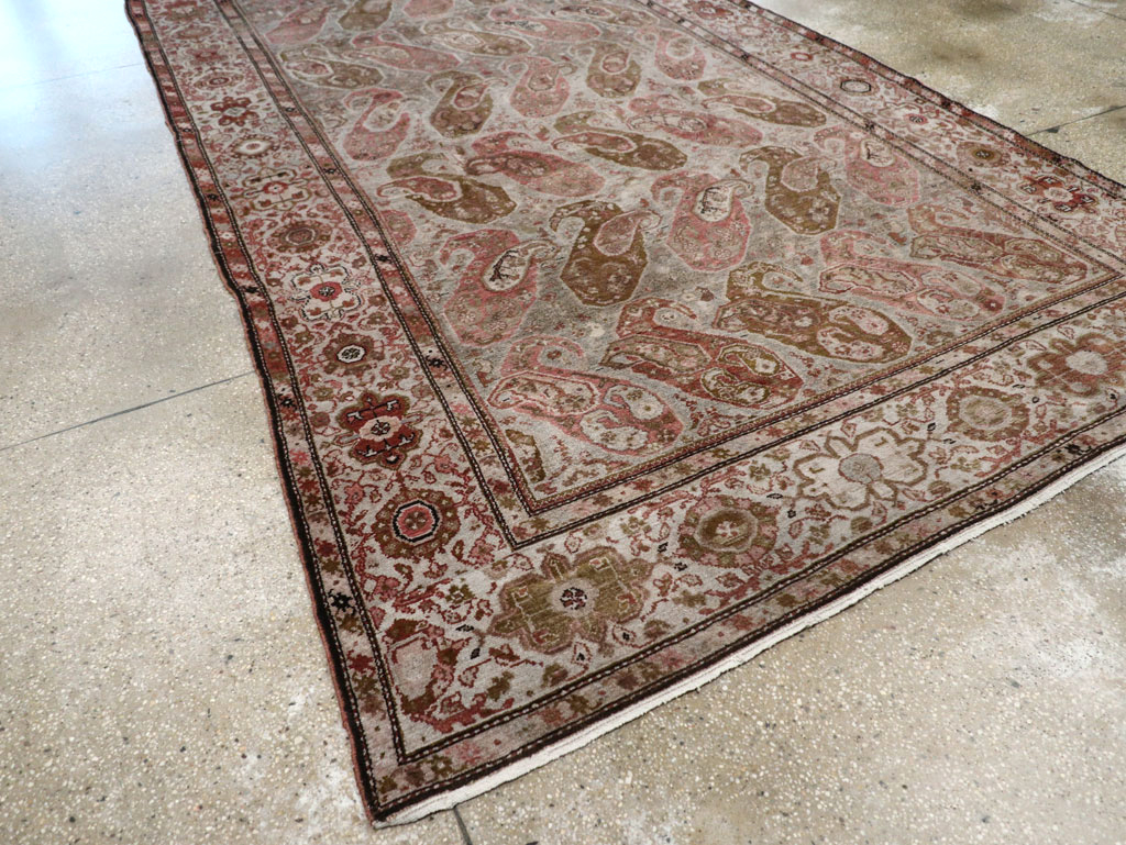 Antique Persian Malayer Gallery Carpet, No.30208 - Galerie Shabab