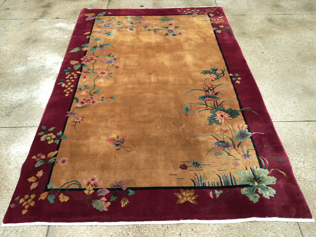 Mid-20th Century  Chinese Art Deco Carpet, No.30209 - Galerie Shabab