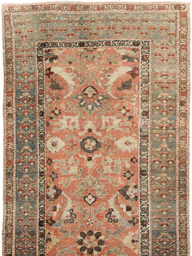 Antique Persian Bidjar Long Runner (Pair: 1 of 2), No.30213 - Galerie Shabab